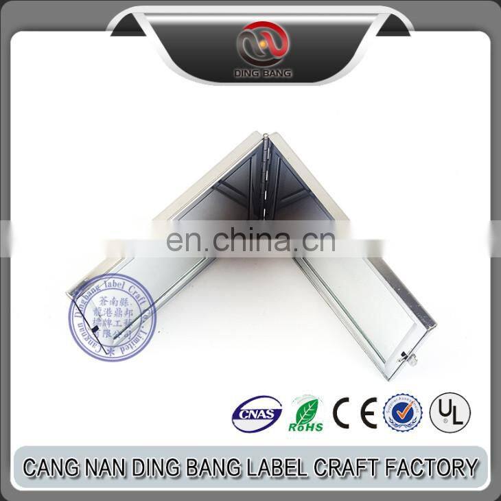 Promotional Cheap Wedding Souvenir Custom Blank Type Double Side Square Shape Metal Compact Mirror