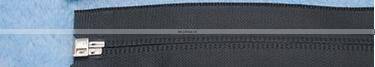 Stock factory wholesale open end nylon zippers with metal puller