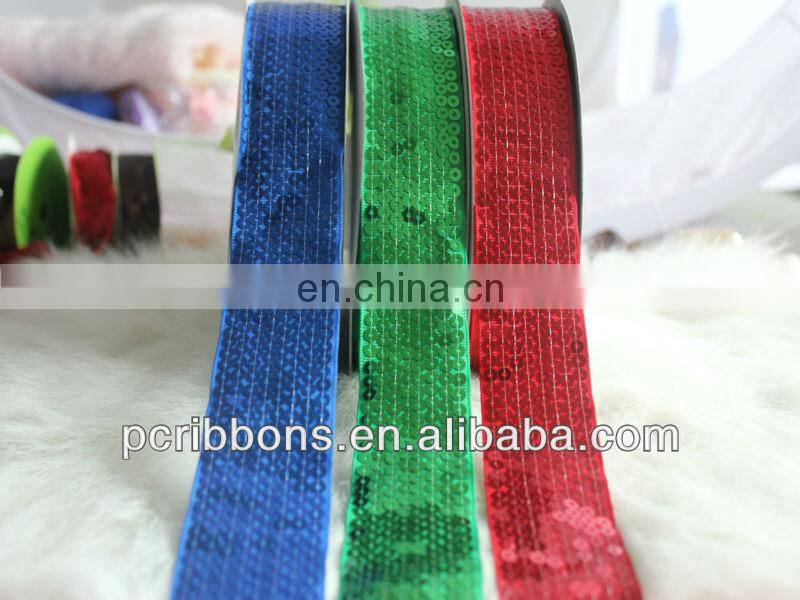 Colorful sequin ribbon
