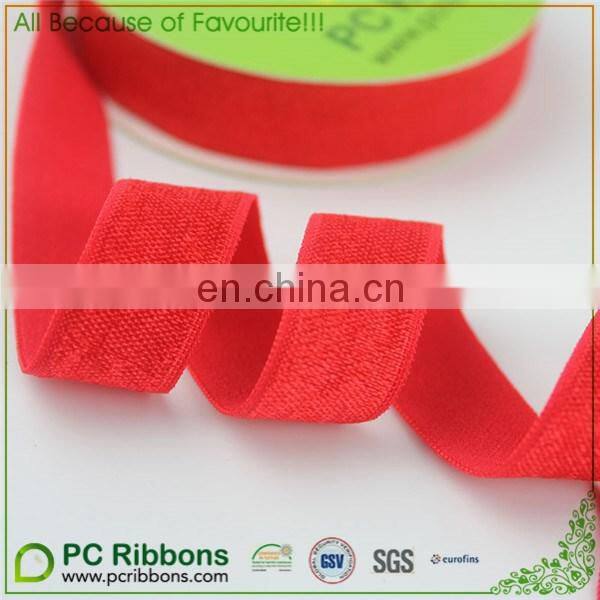 5/8" red satin elastic tape