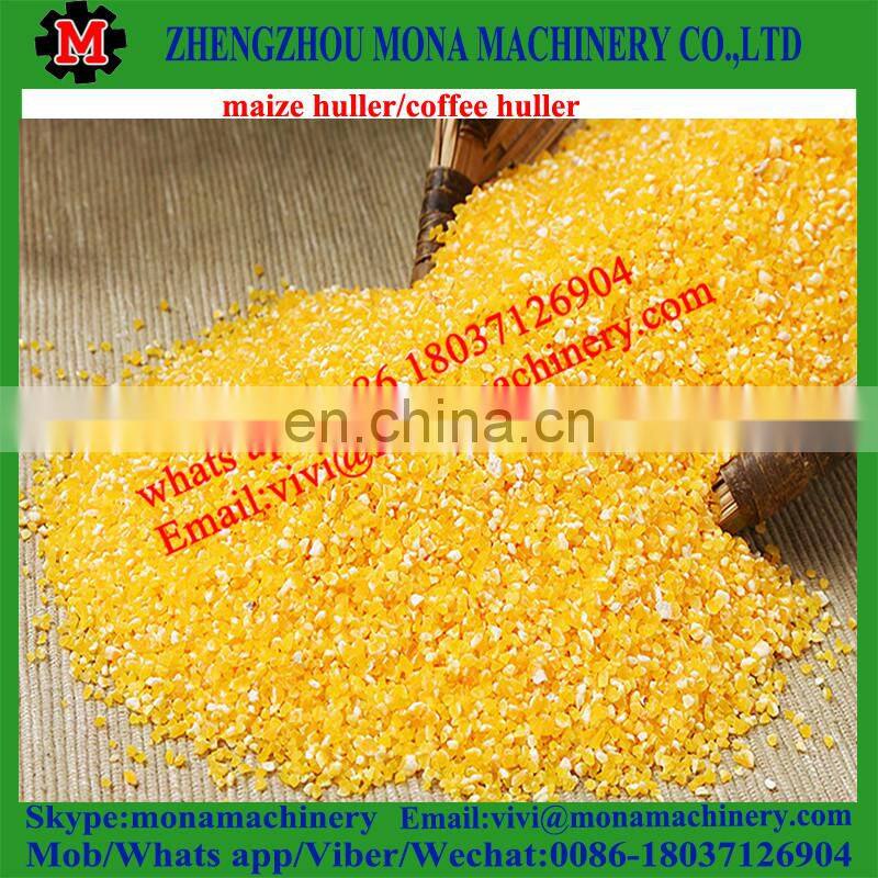 good price dehuller with polisher for maize / corn processing machine