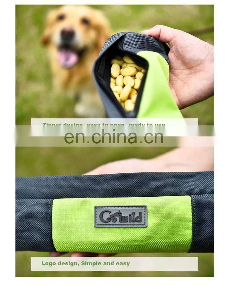 Pet Life Oxford Fabric Colored Travel Water Bowl And Food Bowl