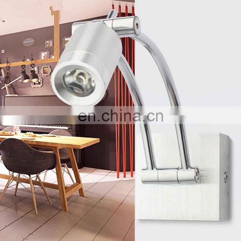 Wholesale Price Led Bedside Reading Lamp 150mm Length Swing Arm Led Wall Reading Lamp Hotel Bed Room Wall Lamp