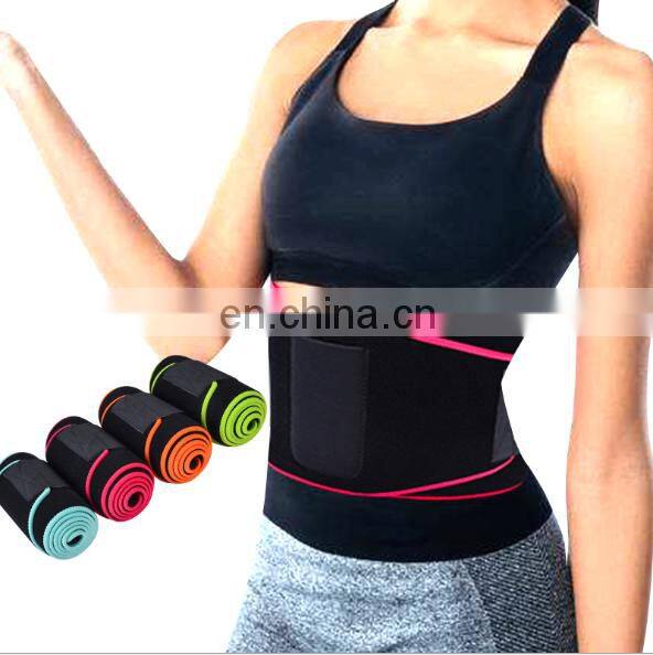 Customized Sports Waist Trainer Exercise Belt Support Weight Loss Waist Trainer Waist Sweat Belt