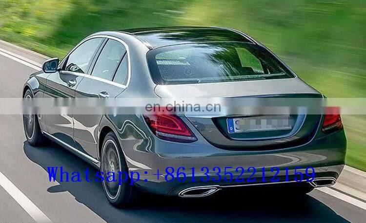 C class W205 rear lights fit for old to new 2019year style tail lights