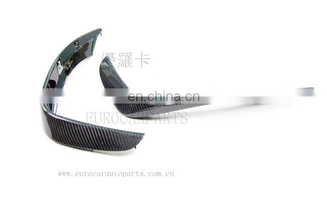 S63 S65 carbon fiber parts fit for S-class W222 S63/ S65 OE carbon fiber front lip canard side skirts mirror cover diffuser