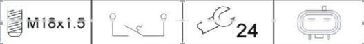 SUZUKI water temperature sensor thermo switch temperature switch OEM 96065719