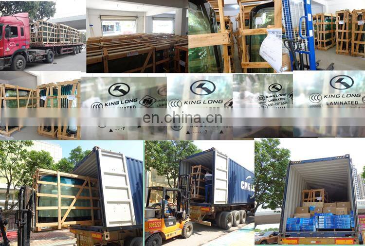 Yutong bus front windshield glass spare parts