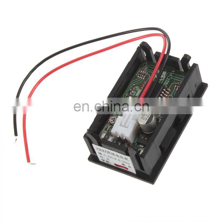 New Mini Digital Voltmeter 4.5-30V Red LED Vehicles Motor Voltage Panel Meter Digital Ammeter And Voltmeter
