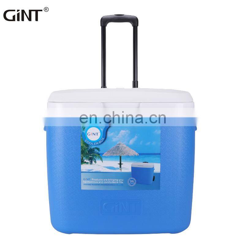 unisex car trolley modern camping portable OUTDOOR hiking beer trolley cooler box portable camping cool box ice workmen