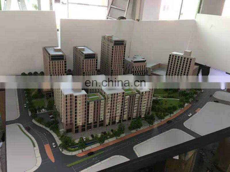 Table 1/87 scale building model , acrylic physical 3d model