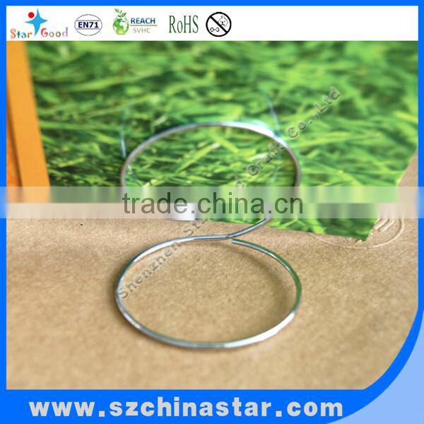 Customized shape wire business card holder