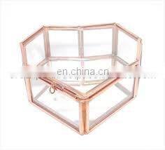glass jewelry section box