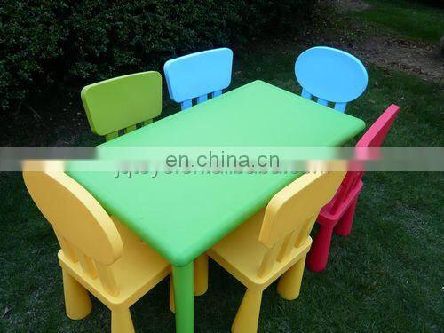 2018 kindergarten Kids cheap plastic chair and table for hot sale