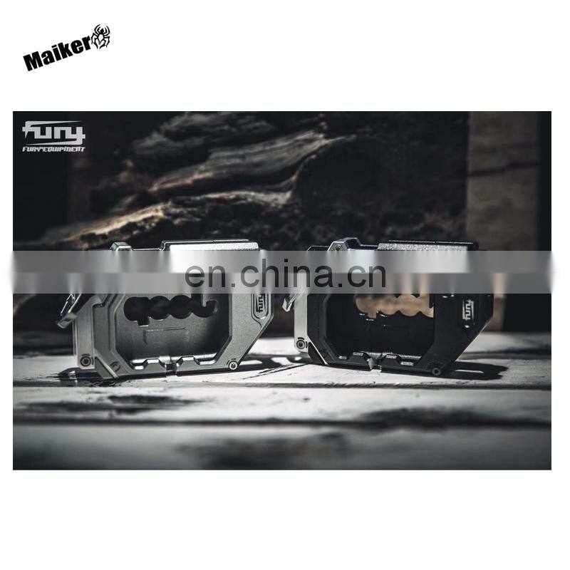 Offroad black Furyengraver key cover for Jeep Wrangler JL 4x4 manufacture aluminum accessories form Maiker