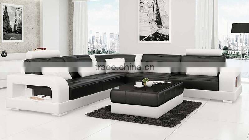 nice design sofa black and white design hot sale