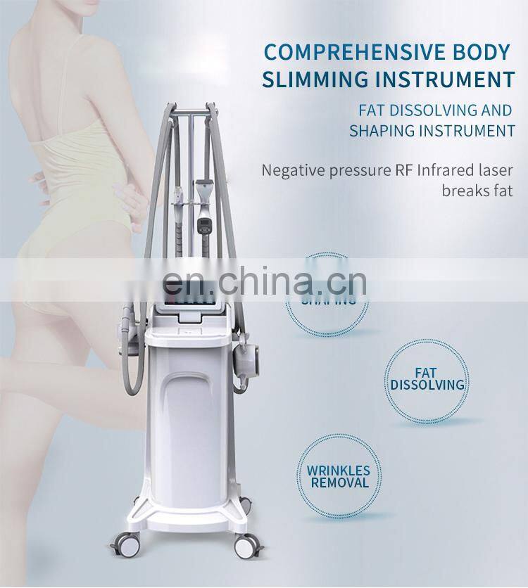 RF Vacuum Cavitation Comprehensive Body Shaping Machine Weight Loss Laser Firming Skin Wrinkles Removal Body Slimming Instrument