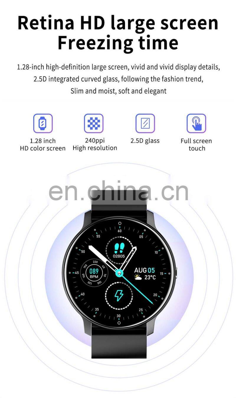 ZL02 Men Women Smartwatch For IOS Android Message Reminder Sleep Monitor Heart Rate mens smart watch android