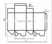 automatic folding gluing machine for crash lock bottom boxes
