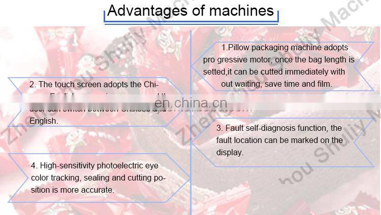Full Auto Pillow Pack Machine Pillow Bread Flow Packing Machine Malaysia
