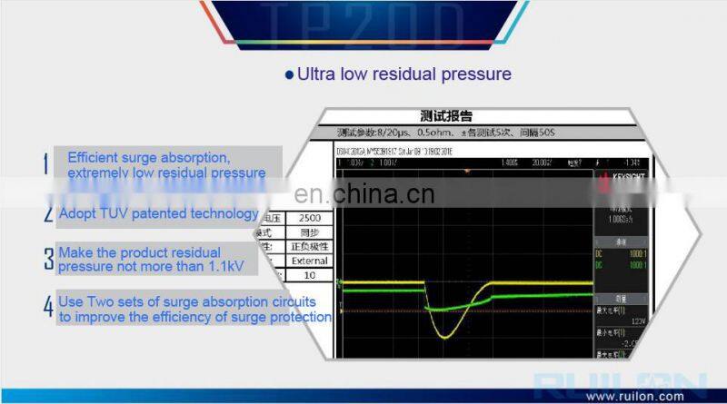 20kV Roadway Lighting Surge Protector Street Lamp Surge Protection Device 4 wires Lightning Arrester Lightning Protection Device
