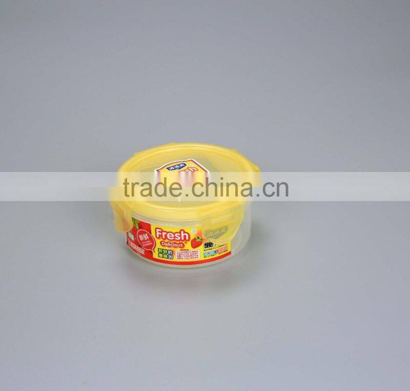 Hot Selling airtight Square Plastic Microwave Lunch Box with cutlery