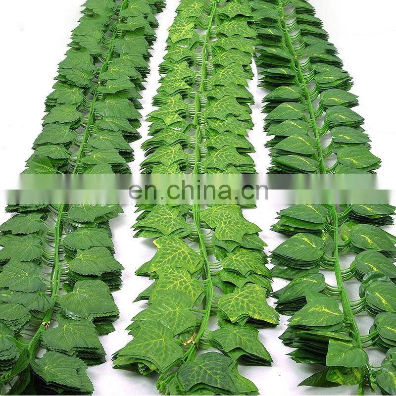Green Silk Artificial Hanging Ivy Leaf Garland Plants Vine Leaves Diy For Home Decoration Garden Party Decor