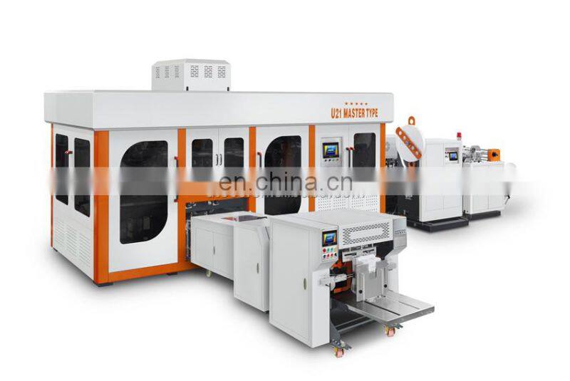 UT21 CE approved Automatic PP Non woven fabric wine gift bag Making Machine, 3D nonwoven carrier bag forming equipment