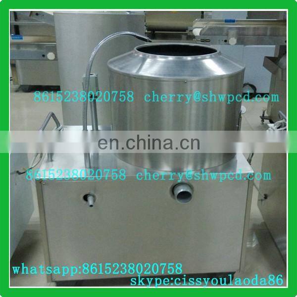 automatic potato cleaning and peeling machine/sweet potato washing and peeling machine