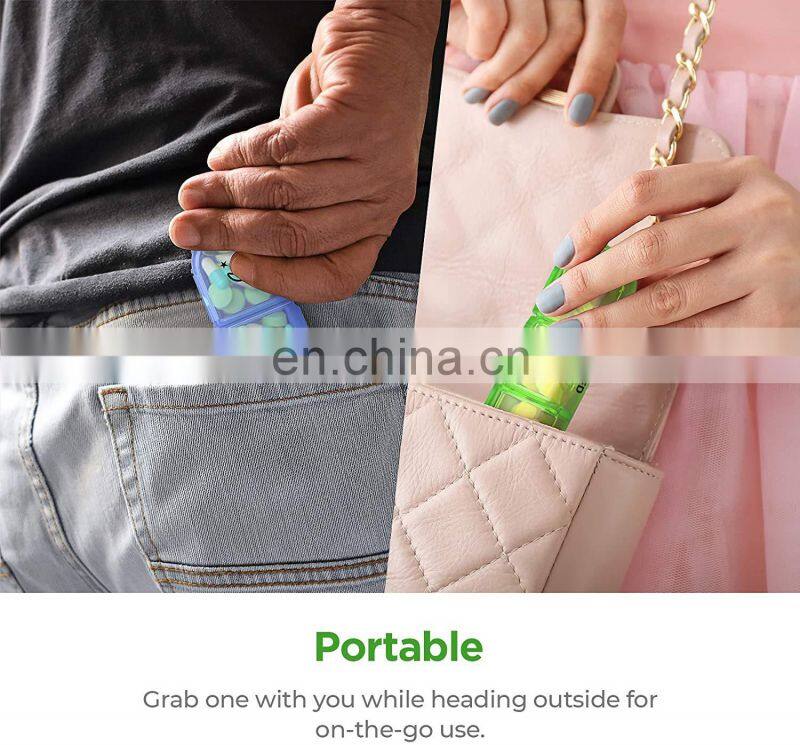 7 days Weekly Pill Case 21 Grids Medicine Tablet Portable Dispenser Organizer Pill Box storage Drug Container Holder