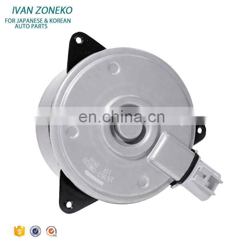 Ivanzoneko Auto Spare Parts oem 16363-0M020 Cooling Radiator Fan Motor For Toyota Camry Corolla Vios Yaris 2007 ACV40
