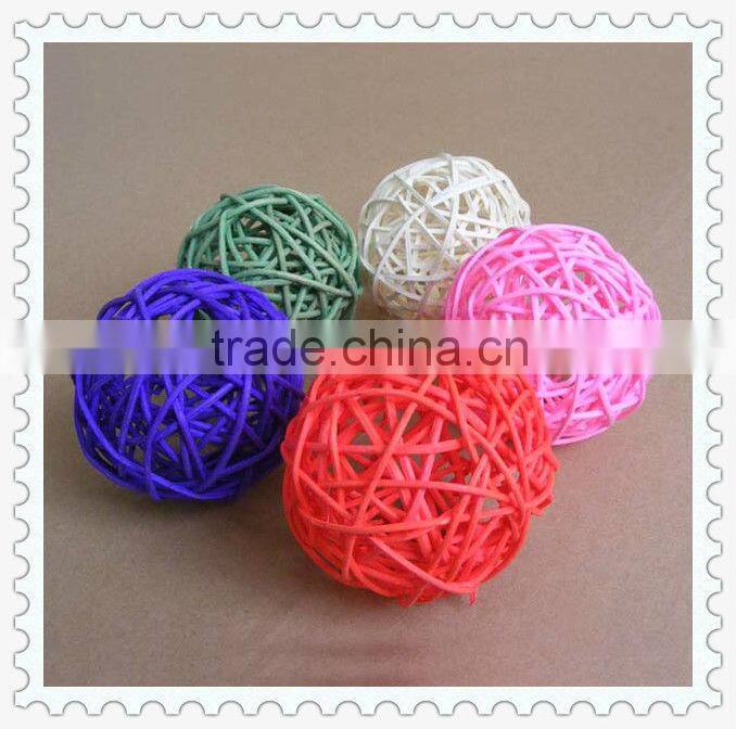 2013 decorative silver rattan ball