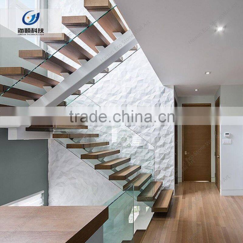 Contemporary Series fire retardant modern 3D stone panels relief wall art