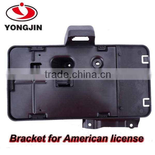 Black stainless steel bracket for American license