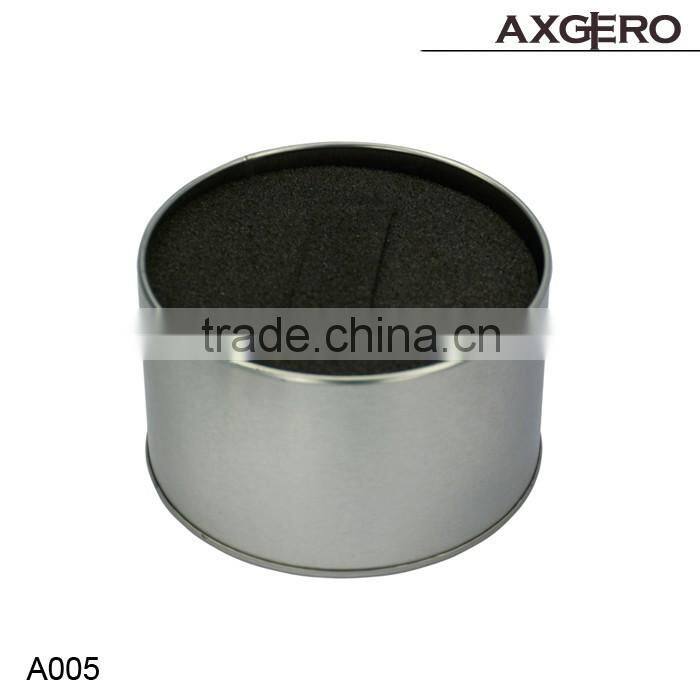 Popular Round gift boxes for watch, metal watch box packaging