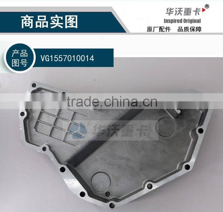 SINOTRUCK Engine Oil cooler cover,Euro III engine oil cooler cover,VG1557010014