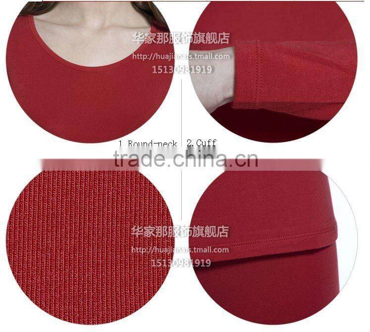 Luxury 100% Modal men thermal underwear suit