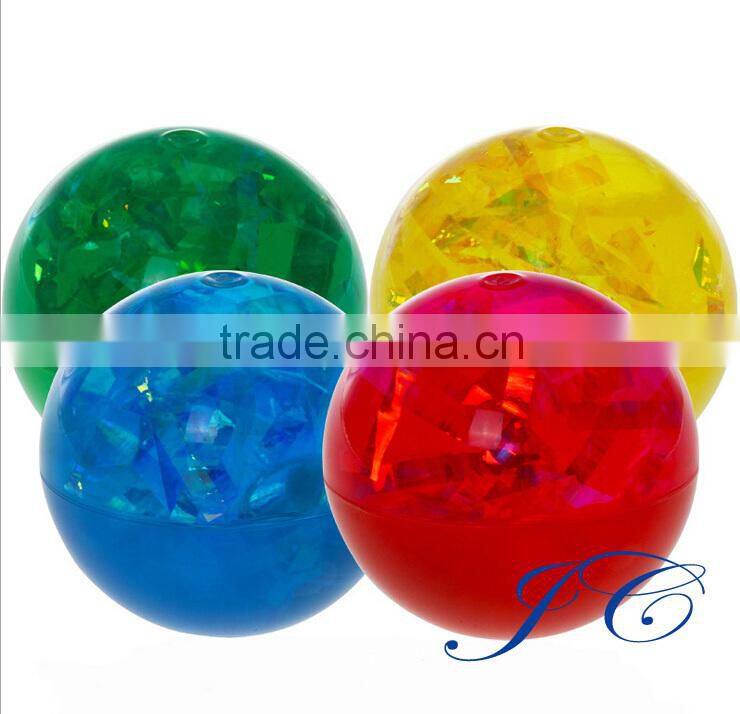 Wholesale 49mm flashing light led bouncing balls