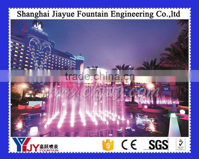 Project large scale music dancing floor fountain in big square