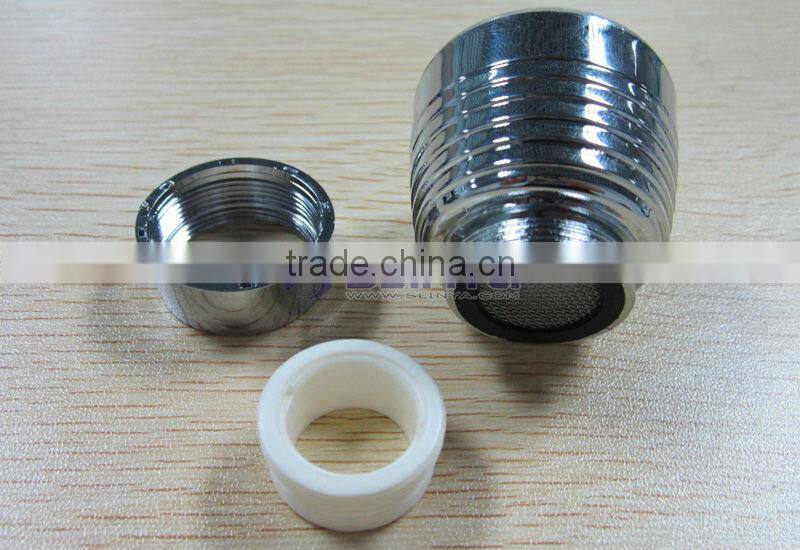 3 Color LED Light Chrom Plate Basin Kitchen Temperature Control Faucet