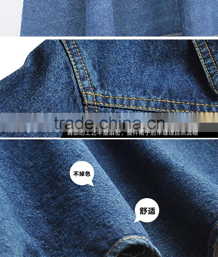 Demin Dress girl's dress fashion short dress SYNZ-6397