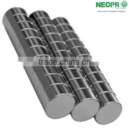 Permanent Rare Earth Sintered Round NdFeB N35-N52 Magnet