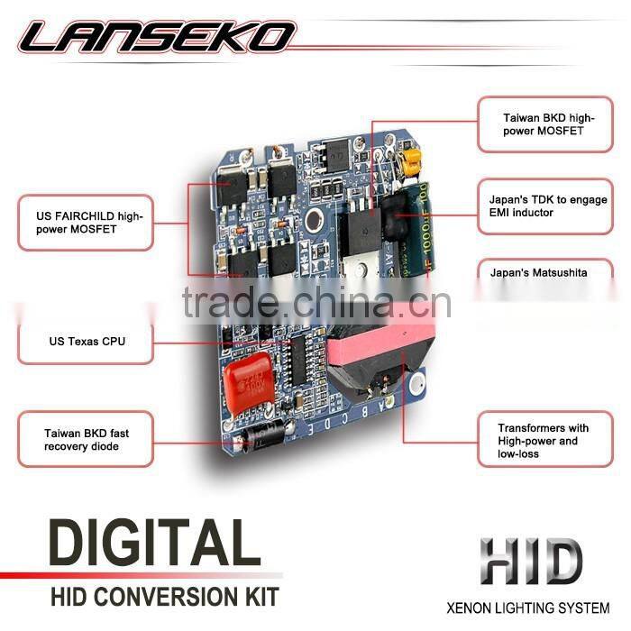 Top Selling good qulity AC DC 12V 24V 35W 55W 75W Xenon HID Kit H7 H4 H1 H3 H11 9005 9006 880 881 wholesales price