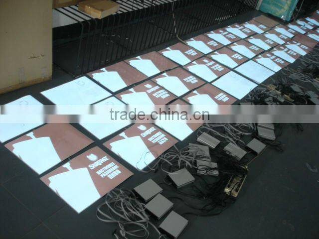 Advertising indoor el animation poster