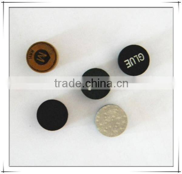 custom logo real leather cue tip