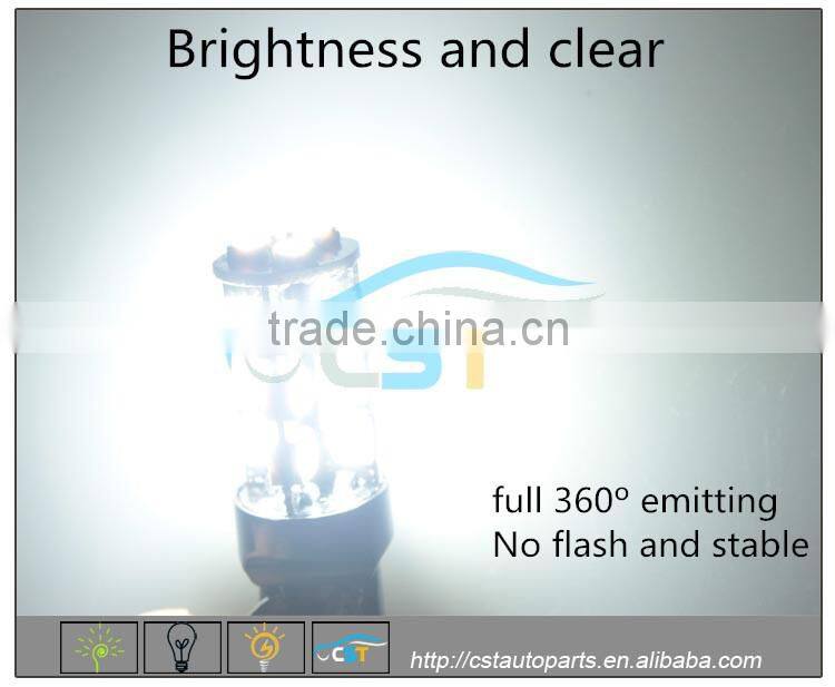 Best Offer Nonpolar Canbus LED Lamp Bulb T20 7440/7443 5050 27SMD 12V Led Lamp Bulb