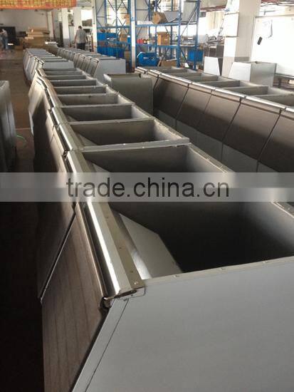 Ice machinery assembling stainless steel ice bin for sale