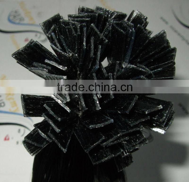 flat tip hair extensions wholesale hair nail tips 100% human virgin hair