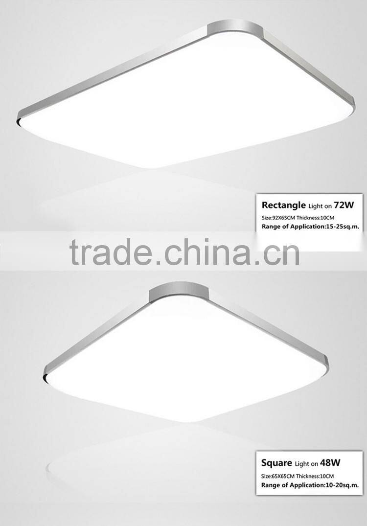 Modern led ceiling light Home Livingroom Bedroom led Ceiling Lamps Energy-saving AC110V 12W 23W 24W 68W 72W 144W
