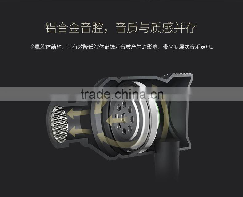 Original ROCK Mula Stereo Earphone in-ear Headphone Handsfree with Mic For SAMSUNG For iPhone Universal Earbud MT-4381